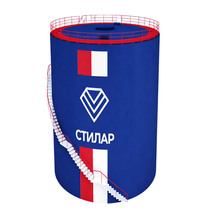 Цельносварной резервуар РВС для спирта 20 м³ от завода-производителя